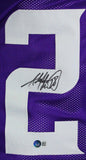 Adrian Peterson Autographed Purple Pro Style Jersey-Beckett W Hologram