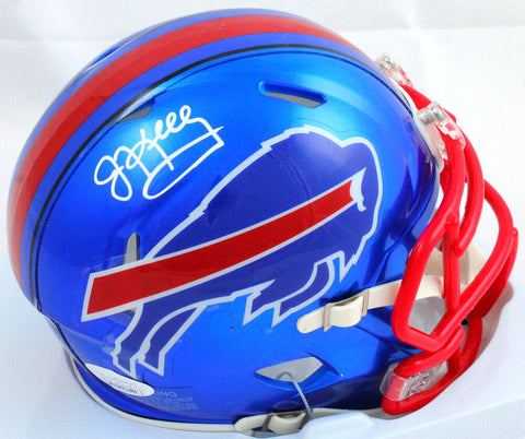 Jim Kelly Autographed Buffalo Bills Flash Speed Mini Helmet - JSA W *White