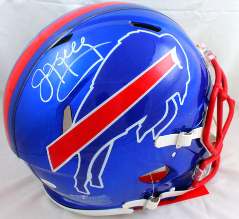Jim Kelly Autographed Buffalo Bills F/S Flash Speed Authentic Helmet-JSA W