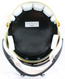 Chase Claypool Signed Steelers F/S Flash Speed Helmet-Beckett W Hologram *Black
