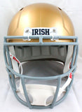 Chase Claypool Autographed Notre Dame F/S Speed Helmet-Beckett W Hologram *Blue