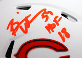 Brian Urlacher Autographed Bears Lunar Speed Mini Helmet w/HOF-Beckett W Holo