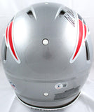 Wes Welker Autographed NE Patriots F/S Speed Authentic Helmet *Front-BAWHologram