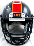 Roger Staubach Signed Navy F/S Schutt DTOM Helmet w/ Heisman-Beckett W Hologram