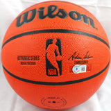 Xavier McDaniel Autographed Official NBA Wilson Basketball w/X-Man-Beckett Holo