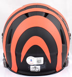 Ja'Marr Chase Signed Cincinnati Bengals Eclipse Speed Mini Helmet-Beckett W Holo