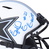Ezekiel Elliott Dallas Cowboys Signed Lunar Eclipse Alternate Replica Helmet