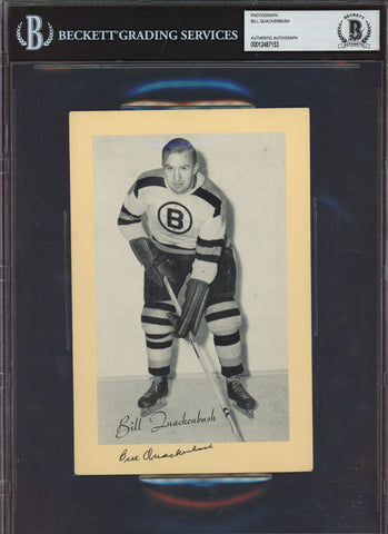 Bill Quackenbush Autographed 1944-63 Beehive 5.5x8 Photo Beckett 12487153