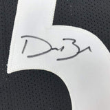Autographed/Signed DEVIN BUSH Pittsburgh Black Football Jersey JSA COA Auto