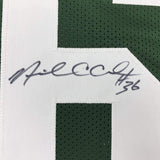 Autographed/Signed NICK COLLINS Green Bay Green Football Jersey PSA/DNA COA Auto