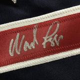 Framed Autographed/Signed Wade Boggs 33x42 Boston Blue Baseball Jersey JSA COA