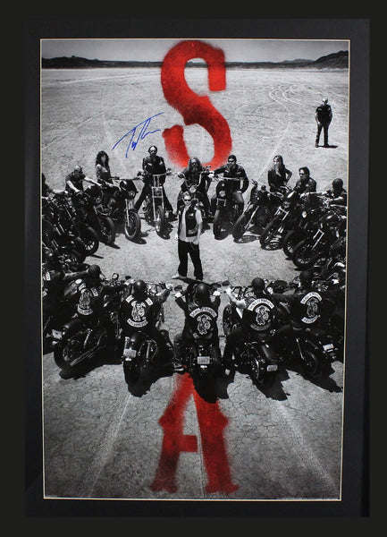 Tommy Flanagan Signed Sons Of Anarchy Circle Of Bikes Framed Poster