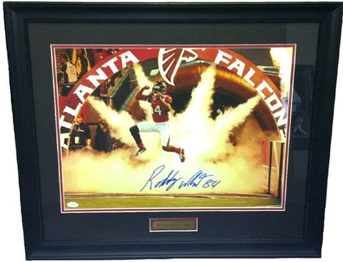 Roddy White Signed Atlanta Falcons Framed 16x20 NFL Photo