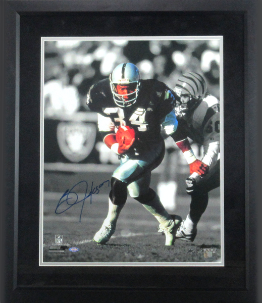 Bo Jackson Signed Oakland Raiders NFL Framed 16x20 Photo