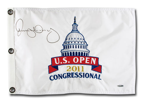 Rory McIlroy Autographed 2011 Embroidered US Open Pin Flag