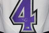 Rob Blake Autographed Los Angeles Kings White Replica Jersey Beckett 35806
