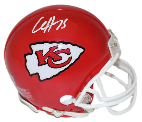 Clyde Edwards-Helaire Signed Kansas City Chiefs VSR4 Mini Helmet BAS 34872
