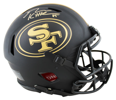 49ers George Kittle Signed Eclipse Full Size Speed Proline Helmet BAS Witnessed