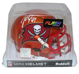 John Lynch Autographed Tampa Bay Buccaneers Flash Mini Helmet Beckett 34898
