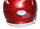 Curtis Martin Autographed New England Patriots Flash Mini Helmet PSA 37033