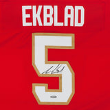 Aaron Ekblad Autographed Florida Panthers Red Premier Jersey