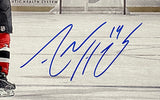 Adam Henrique Signed 16x20 New Jersey Devils Spotlight Photo JSA ITP Hologram