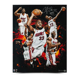 Alonzo Mourning Autographed "Zo" Collage 16 x 20