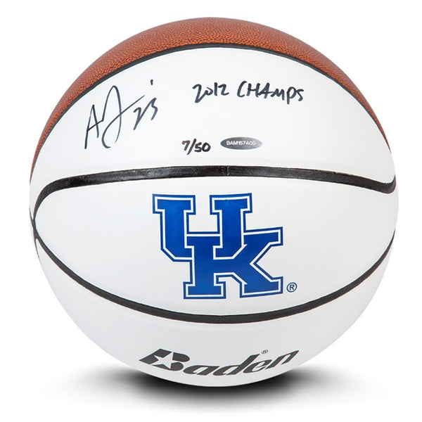 Anthony Davis Autographed & Inscribed Baden Collegiate Basketball