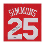 Ben Simmons Autographed 76ers Alternate Jersey