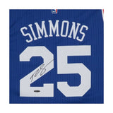 Ben Simmons Autographed 76ers Away Jersey