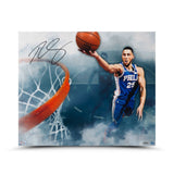 Ben Simmons Autographed "Above The Clouds" 24 x 20