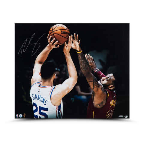 Ben Simmons Autographed "Matchup" 24 x 20