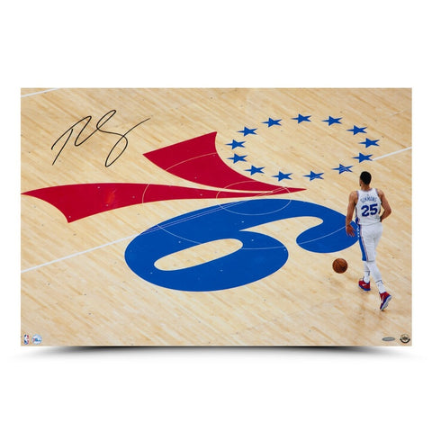 Ben Simmons Autographed "One Step At A Time" 30 x 20
