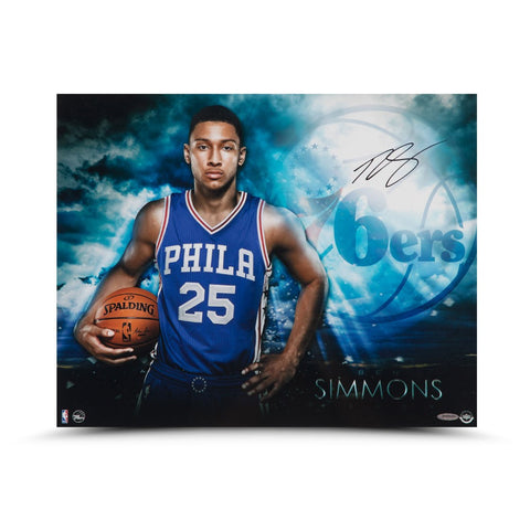 Ben Simmons Autographed "Ready" 20 x 16