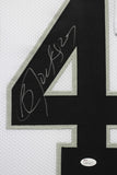 Bo Jackson Autographed and Framed White Raiders Jersey