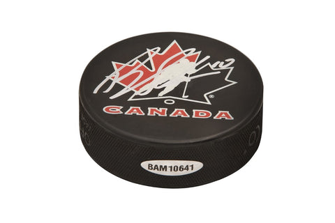 Brayden Schenn Autographed Team Canada Hockey Puck