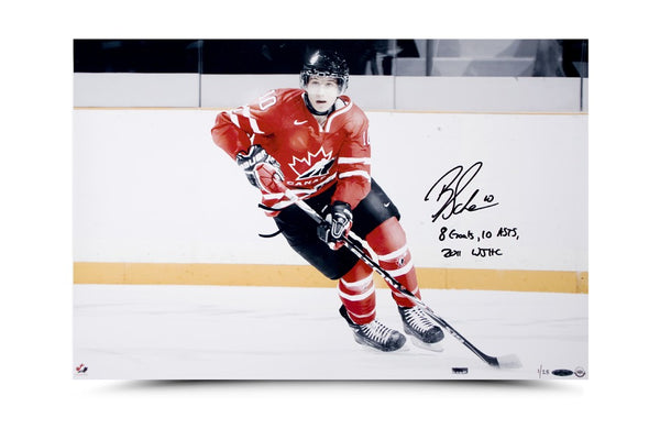 Brayden Schenn Signed & Inscribed Team Canada Picture