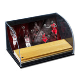 Chicago Bulls 2016-17 Defenders of the Hardwood Game-Used Floor Piece Curve Display Case