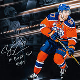 Connor McDavid Autographed & Inscribed "Playoff Collage" 20 x 24