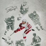 Dylan Larkin Autographed "On the Rise" Photo