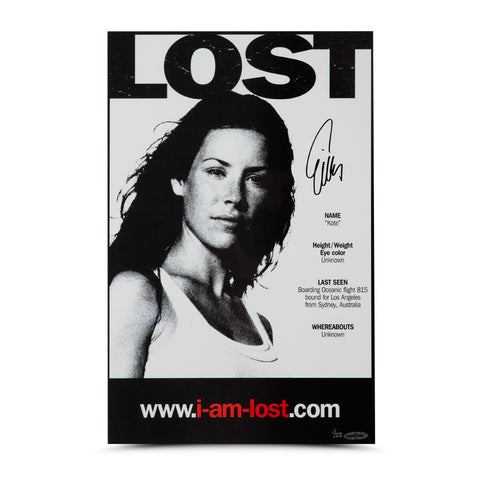 Evangeline Lilly Autographed Lost 11 x 17 Poster