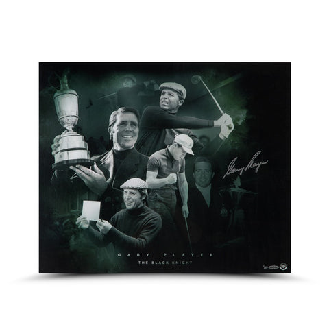 Gary Player Autographed Black Knight Photo