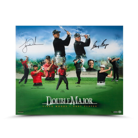 Gary Player Autographed Double Major Photo