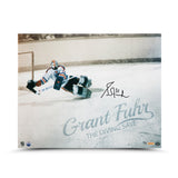 Grant Fuhr Autographed "Diving Save" 16 x 20