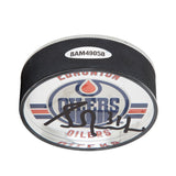 Grant Fuhr Autographed Edmonton Oilers Acrylic Puck
