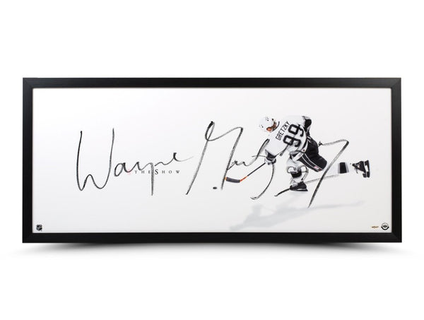 Wayne Gretzky Signed & Framed "The Show" Picture