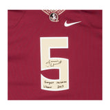 Jameis Winston Autographed & Inscribed FSU Garnet Nike Replica Jersey