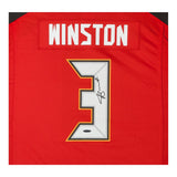 Jameis Winston Autographed Tampa Bay Bucs Red Nike Game Jersey Away