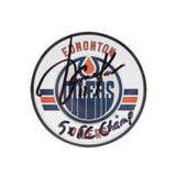 Jari Kurri Autographed & Inscribed Edmonton Oilers Acrylic Puck
