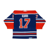 Jari Kurri Autographed Edmonton Oilers Authentic Blue Jersey